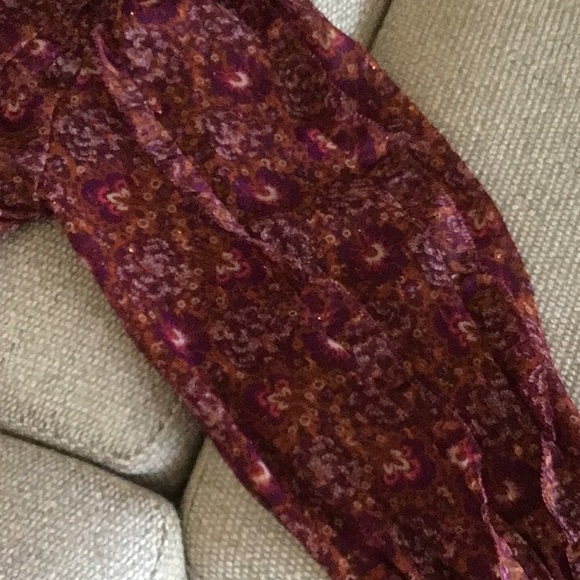 House of Harlow tiered boho dress with scattered metallic threading, size 4, NWT - Picture 12 of 15